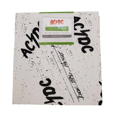 Lot Of 4 New AC/DC Sketch Logo 100 Cotton Fabric Fat Quarter 18" X 21" 2002
