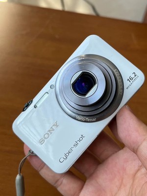SONY Cyber Shot DSC-WX7 White 16.2MP Digital Camera 5x Optical
