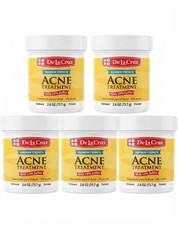 5x De La Cruz 10 Sulfur Ointment ACNE Medication, MAXIMUM Strength 2.6oz