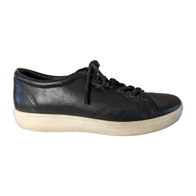 ECCO Soft 7 Men's EU43 US9.0-9.5 Black Leather Sneaker