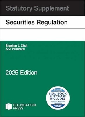 Securities Regulation Statutory - Paperback, by Choi Stephen; Pritchard - New