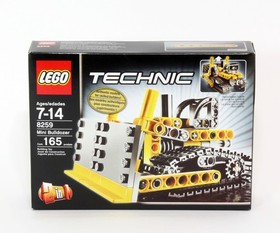 NEW Factory Sealed Lego Technic MINI BULLDOZER Set 8259 Yellow Black Bull-Dozer