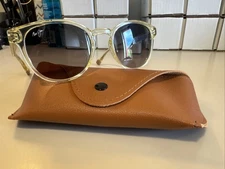 Maui Jim Hiehie Sunglasses MJ636-21 Polarized Shiny Trans Yellow #P19