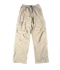 Vintage Nike ACG Mens Large Pants Khaki Baggy Nylon Belted Tech Hiking Y2K Rare