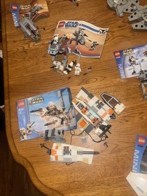 LEGO Lot of 13 Star Wars Mini Ship 4500, 4495, 4485, 4494, 4490, 4488 Incomplete