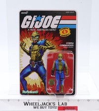 GI Joe Once A Man Cobra Commander GI Joe Super7 Reaction MOSC UNPUNCHED