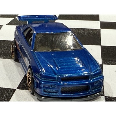 Hot Wheels 2009 Nissan Skyline GT-R (R34) Blue Loose Diecast | eBay