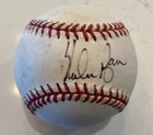 Nolan Ryan Single Signed Official MLB Baseball on Sweet Spot - BB HOF
