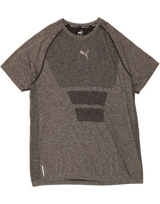 PUMA Mens T-Shirt Top 2XL Grey Polyester XV05