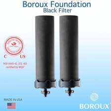 Replacement Filters for Berkey - WQA Certified Boroux Foundation Set of 2 