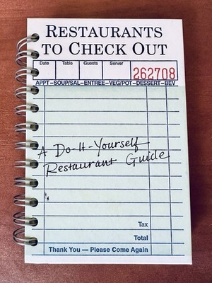 Restaurants to Check Out : A Do-It-Yourself Restaurant Guide Pocket Journal