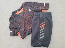 Russell Dri Power 360 - 2 Piece T-shirt & Short Set, Youth M (8), Orange & Gray