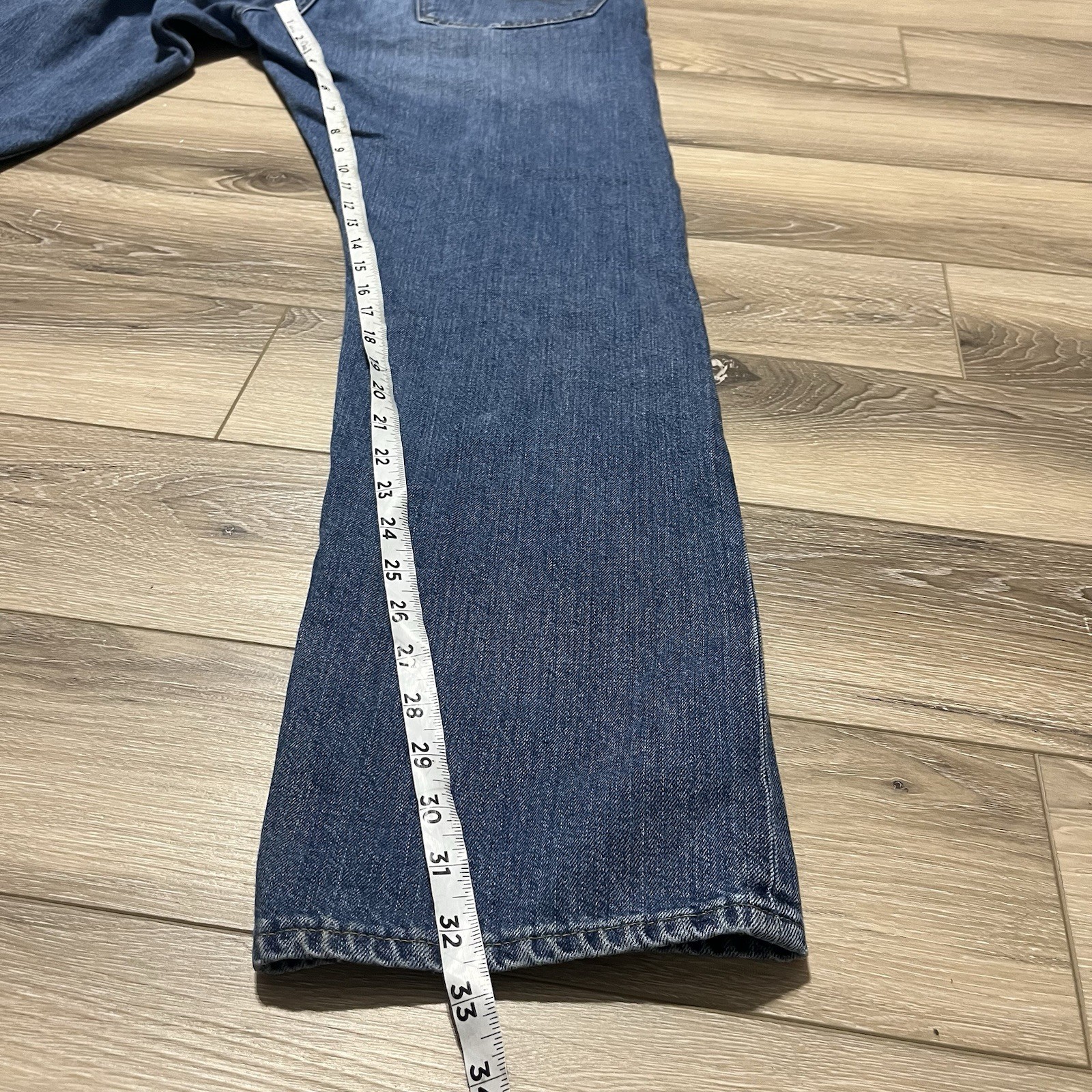 Polo Ralph Lauren Jeans Mens 36x32 (36x30) Blue Varick Slim Fit Staright Leg thumbnail 6