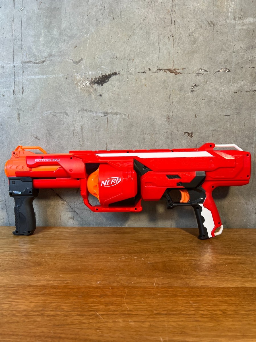 Nerf Mega RotoFury Blaster Rotating Drum Red | eBay