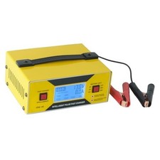 6/8/12/14/16/24V Battery Charger Automotive 0-10A, Smart Car Yellow with Handle