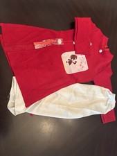 AO DAI BE TRAI BOY 3-4-5 years RED pants