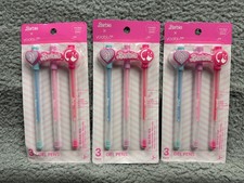 Barbie x Yoobi Gel Pens 3-Pack Lot of 3 1.0mm...