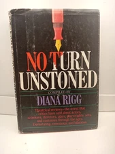 No Turn Unstoned - Diana Rigg (HC, 1983) See Pics