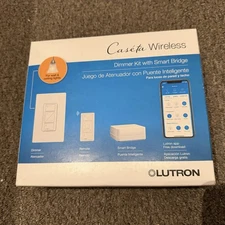 Lutron Caseta Smart Dimmer Switch Starter Kit with Smart Bridge (P-BDG-PKG1W)
