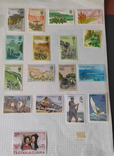 TRISTAN DA CUNHA 1972 QEII SG158-169 SET TO £1 PLUS EXTRAS ON ALBUM PAGE MINT