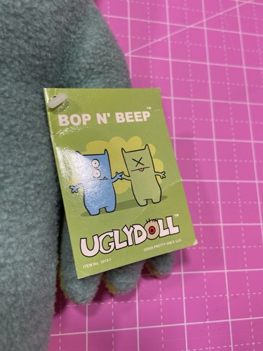 UglyDoll Bop N’ Beep 2005 13” muñeca fea rara clásica original 2 lados de colección - Imagen 2 de 9
