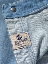 Early 1950s Vintage Wrangler Blue Bell Sanforized Denim Cowboy Jeans Fits 35x31