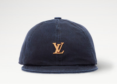 Louis Vuitton LV Soft Cap Navy Washed Cotton Hat - Size M / 58cm