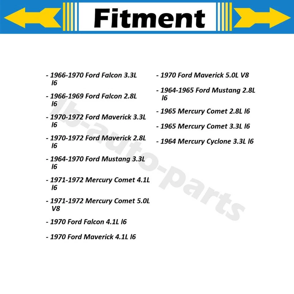 Cilindro de rueda de freno trasero 2x para Ford Mustang 3,3 L 1964-1970 Foto 2 de 4