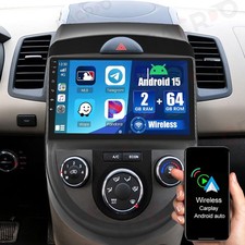 For Kia Soul 2010-2013 9” Car Stereo Radio Android 15 Carplay 64G GPS WIFI BT FM