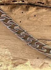 Armkette Edelstahl Nickelfrei  Armband Blanko Glatt 20 mm Biker 22 cm Lang