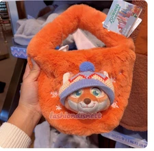 Genuine Disney Winter Zootopia Nick Tote Bag Handbag Shanghai Dineyland
