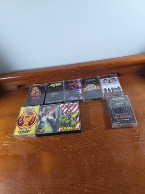 Anthrax Cassette Tape Lot Attack Of The Killer Bs Im The Man, Lot Of 9 Cassettes