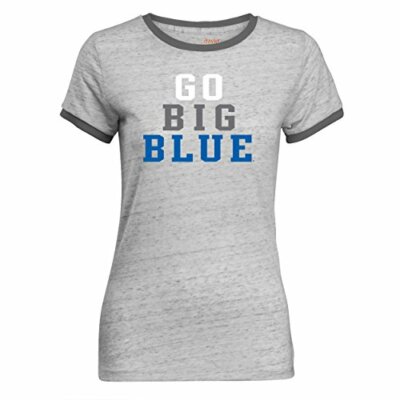 NCAA Tomboy Women's Ringer Short Sleeve TeeKentucky WildcatsCharcoalMedium