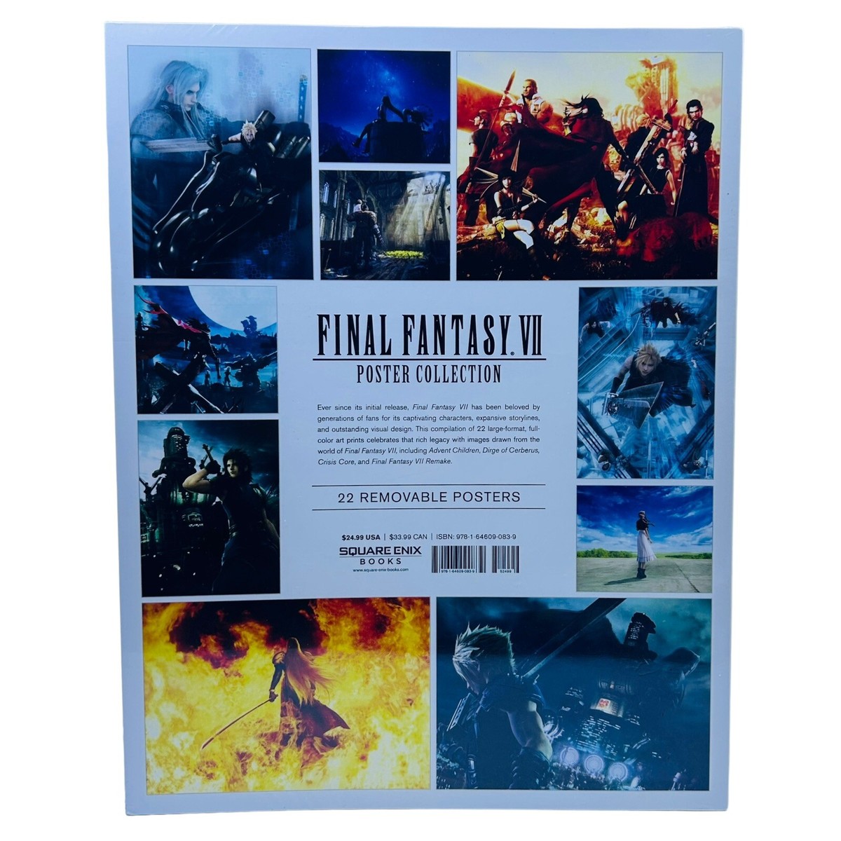 Final Fantasy VII Poster Collection Paperback Square Enix Books