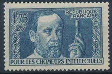 TIMBRE FRANCE N° 385- AU PROFIT DES CHOMEURS INTELLECTUELS  - NEUFS** ANNEE 1938