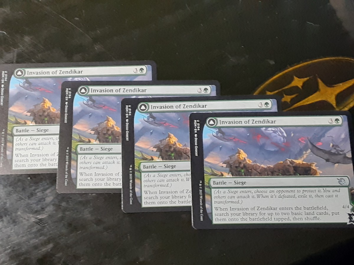 Invasion of Zendikar x4 , March of the Machine , Near Mint , MTG