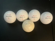VINTAGE 4 SPALDING KRO-FLITE BALLS (NEW) and 1 Macgregor DX Tourney (used)