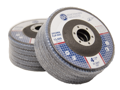 DISCO ZIRCONIO ACEROS INOXIDABLES (FLAP) 4 1/2" GRANO 60 X CAJA 10 UN - Foto 9