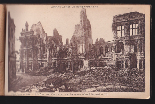 FRANCE (28845): WWI ARRAS en RUINES book of 18 unused postcards - 第 5/7 張圖片