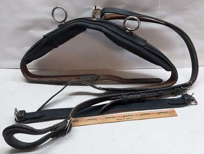 Vintage Pony Harness Saddle -W/ Strap & Crupper - 715241