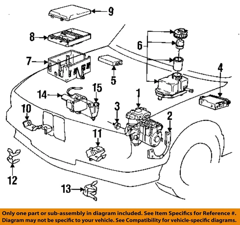 Módulo de control ABS usado se adapta a: BMW 325I 1989 ABS 2x2 grado A Foto 3 de 4