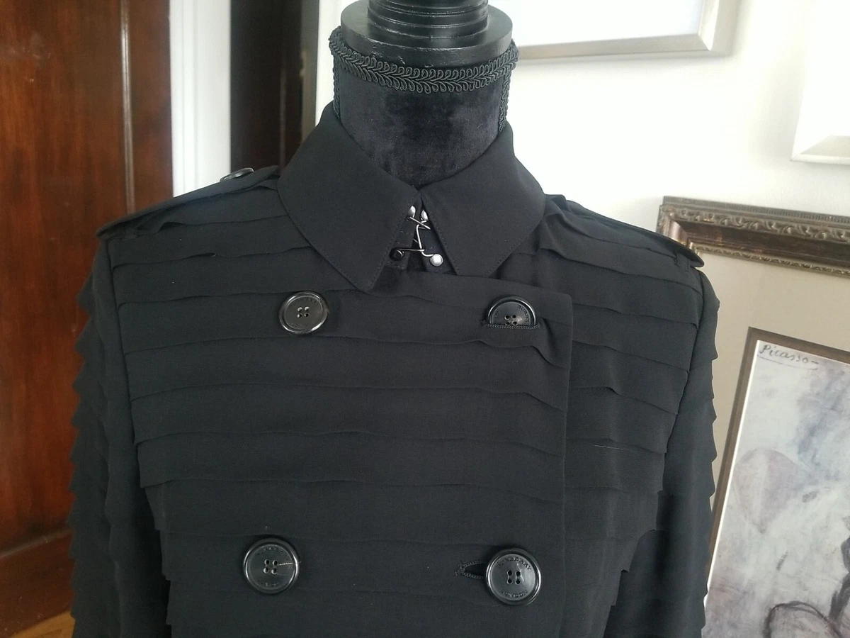 Burberry store pleated coat