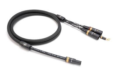 Viablue -NF-S5- Referenz Phonokabel - Tonarmkabel - 5 Pin SME auf XLR - Black