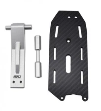 ALU W/ Carbon Fiber ESC Mounting Plate LOS251099 For LOSI 1/5 DBXL-E 1.0 2.0