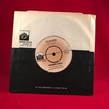 FRANKIE VALLI Fallen Angel 1976 UK 7" vinyl single Carrie I Would Marry You 45