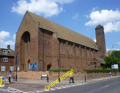 Foto 12x8 Das Nationalheiligtum Unserer Lieben Frau von Willesden gesehen über Acton c2014