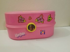 VINTAGE BARBIE FOR GIRLS CABOODLES MAKEUP CARRYING CASE BOX