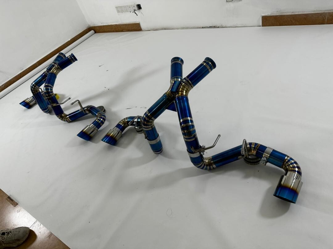 Mclaren 570S 570GT Titanium Race X Pipe Exhaust System