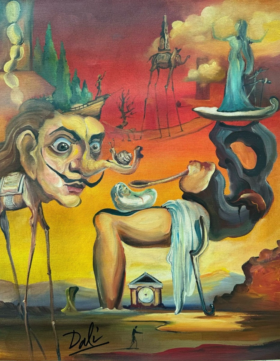 Salvador Dal picture【ALIYAN】vintage Salvador Dali Vintage Print 1997 | 