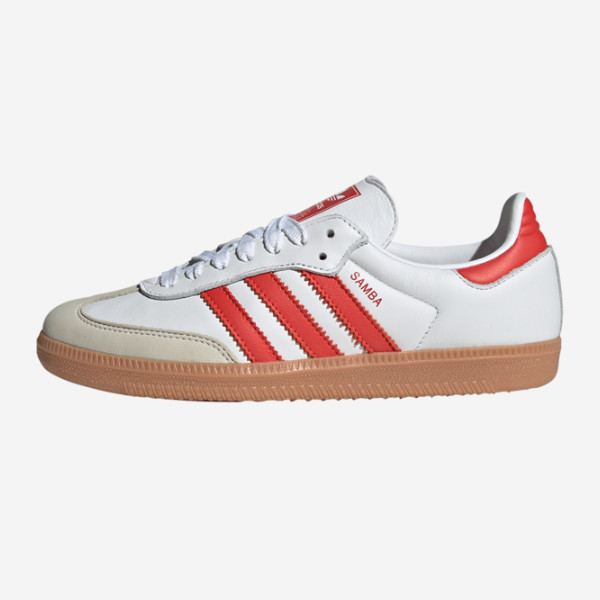 Женские кроссовки Adidas Samba OG Белый/Солнечно-красный - IF6513 Срочная доставка